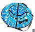 Санки надувные Тюбинг - Собачки на голубом, диаметр 105 см  - миниатюра №1
