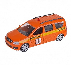Металлическая машина - Lada Largus, техпомощь, 1:38 (Autotime, 49488)