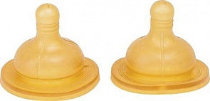 Соска Well-Being – латекс, быстрый поток. 2шт., 4мес.+ (Chicco, 310205156)