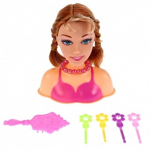 Кукла-манекен для создания причесок, с аксессуарами (B1707115)