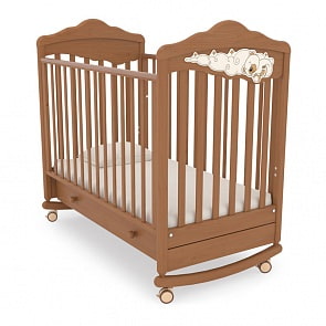 Кровать детская Angela Bella К-2005-27 Изабель, вишня (Angela Bella, AB-К-2005-27_вишня)