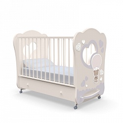 Детская кровать Nuovita Stanzione Cute Bear swing ваниль (Nuovita, NUO-CUB_228) - миниатюра