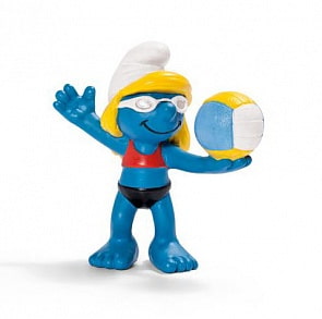 Игровая фигурка – Смурфетта-пляжная волейболистка (Schleich, 20738k) Игровая фигурка – Смурфетта-пляжная волейболистка (Schleich, 20738k)