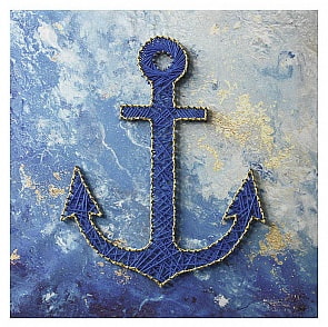 Набор для творчества в технике String Art - Якорь (Волшебная мастерская, ST-01)