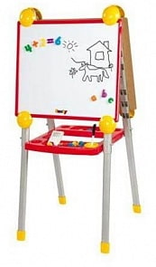 Двусторонняя доска-мольберт для рисования для детей от 3-х лет (Smoby, Франция, 28020)