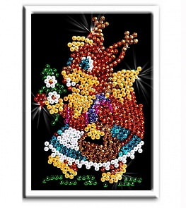 Мозаика из пайеток Белочка (Волшебная мастерская, М013вм)