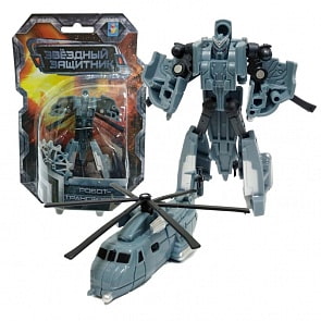 Робот-трансформер - Звездный защитник – Вертолет, 9 см (1Toy, Т59377)