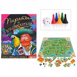 Игра настольная - приключение - Пираты и кладоискатели (Дрофа, 3342) - миниатюра