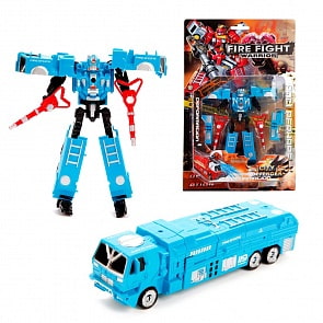 Трансформер Робот-машина, аксессуары, разные цвета (Наша игрушка, HF329-4AB) (ассортимент)