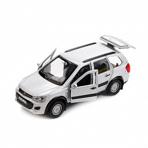 Машина металлическая инерционная - Lada Kalina Cross, 12 см (Технопарк, SB-16-46-N-WB)