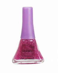 Лак Lucky серия Конфетти, цвет 22К, сиреневый с блестками, блистер, объем 5,5 мл. (Lucky, Т14131)