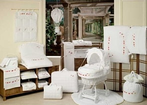 Комплект Сладости из коллекции 4 времени года для люльки/коляски: 2 простыни и наволочки (Babypiu, 58R.160BIANC)