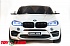 Электромобиль BMW X6, белый  - миниатюра №1