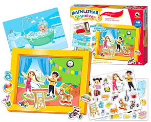 Игра на магнитах, 4 сюжета - Мой дом, с магнитным полем (Русский Стиль, 05411) Игра на магнитах, 4 сюжета - Мой дом, с магнитным полем (Русский Стиль, 05411)