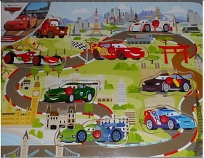 Деревянная рамка-вкладыш «Disney Тачки» 8 элементов (Играем вместе, RV-2921-CARsim)