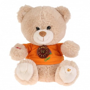 Озвученная мягкая игрушка – Мишка, сказки и песенки К.Чуковского, 25 см (Мульти-пульти, ST0056Xsim)