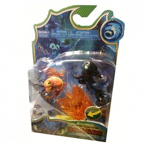 Набор Как приручить дракона-3 - Кривоклык и Беззубик с кристаллом, 8 см (Spin Master, 20109067-66629)