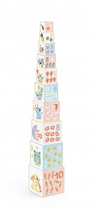 Кубики-пирамидка - Блоки (Djeco, 06103k)