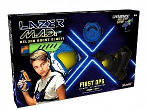 Стандартный набор – Lazer Mad. Оранжевый бластер, мишень, держатель для мишени (Silverlit,  86844-2)