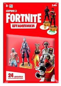 Штампик Fortnite, 7,5 см, серия 2, 24 вида, по 3 штуки (ассортимент) (P.M.I. Trading Ltd., FOR5220)