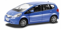 Металлическая инерционная машина - Honda Jazz, 1:32, синяя (RMZ City, 554012-BLU) - миниатюра