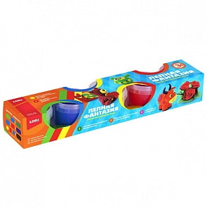 Набор массы для лепки - Лепная фантазия, 5 цветов по 25 гр. (Лори, Лм-002)