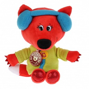 Озвученная мягкая игрушка Ми-ми-мишки - Лисичка в зимней одежде, 22 см (Мульти-пульти, V62437/22)