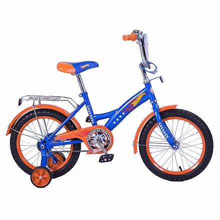 Детский велосипед – Hot Wheels, 16", GW-тип, сине-оранжевый 