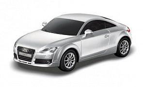 Машина на р/у - Audi TT, серебряный, 1:24, свет (Rastar, 30700S)