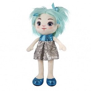 Кукла Карина в сине-серебряном платье, 35 см (Maxitoys, MT-MRT121912-35)