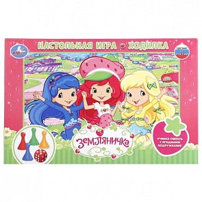 Настольная игра-ходилка - Земляничка (Умка, 4690590122419sim)