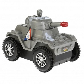 Танк-перевертыш, свет + звук, разные цвета (A090-H01015)