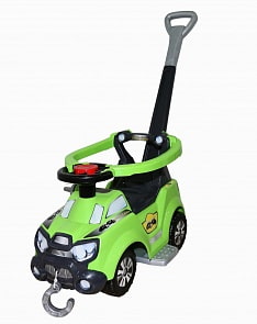 Каталка-автомобиль Sokol №5 с ручкой, подножкой и ограждением (Полесье, 72160)