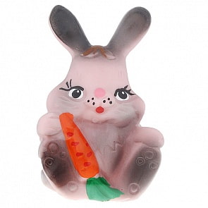 Фигурка из пвх - Зайчик с морковкой 8 см (Кудесники, СИ-38-no)