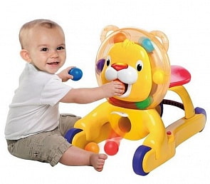 Ходунки-каталка Веселый лев (Bright Stars, 52093st)