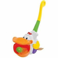 Каталка с ручкой - Пеликан-затейник (KIDDIELAND, KID049767) - миниатюра