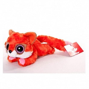 Лисица красная лежачая, 16 см (Aurora, 65-505)