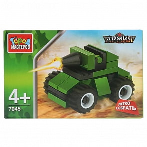 Конструктор - Армия: броневик, 37 деталей (Город Мастеров, KK-7045-Rsim)