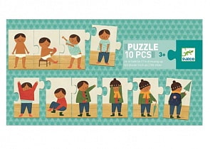 Пазл Трио - Я одеваюсь! (Djeco, 08178k)