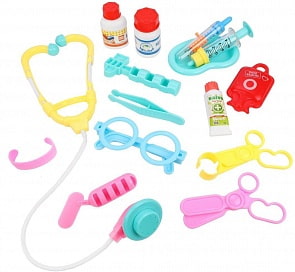 Набор доктора в чемоданчике, 15 предметов, звук (Наша Игрушка, 839B)