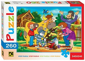 Пазл Простоквашино, 260 элементов (Step Puzzle, 74010)