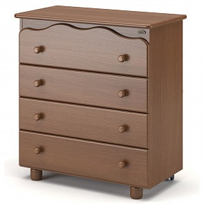 Детский комод – Nuovita Affetto, noce scuro/темный орех (Nuovita, сAFF_1063)