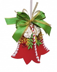 Набор для творчества - Колокольчик из Fom Eva, красный (Волшебная мастерская, F-01)