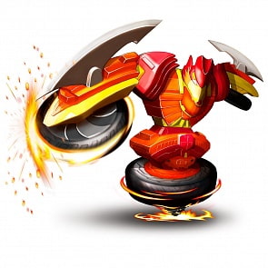 Волчок-трансформер 2 в 1 Spin Racers – Огнедышащий с аксессуарами (Spin Racers, K02SRS08)