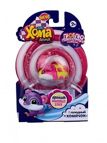 Хомячок из серии Хома Дома, с ароматом лимонных долек, размер 5 х 3,2 х 3 см. (Zuru, Т16275)