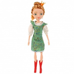 Кукла Василиса из серии Царевны, 29 см., руки и ноги сгибаются, 4 аксессуара (Карапуз, 5PR-VASILISA29-BS)
