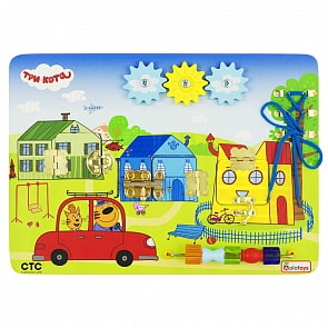 Бизиборд Три кота - Где живут коты (Алатойс, ББ218)