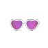 Солнцезащитные очки - Babiators Hearts. Влюбляшки/Sweethearts Junior, белые/розовые зеркальные,  - миниатюра №4