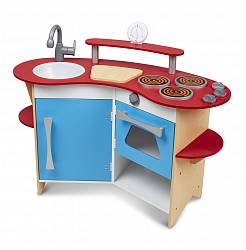 Игрушечная деревянная кухня, звук (Melissa&Doug, 3950_md) - миниатюра