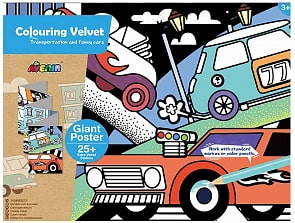 Бархатные раскраски - Машины (Avenir, CH191693)